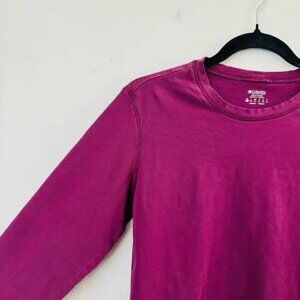 Columbia Sportswear Purple Long Sleeve Tee Women’s Size Large